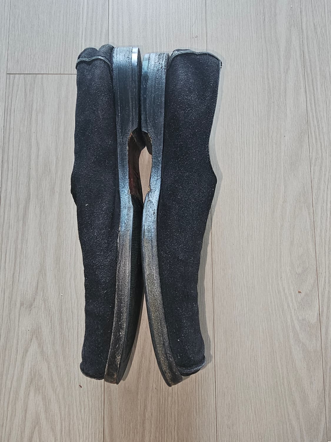 에르메스 검정색 스웨이드 로퍼 상품이미지2