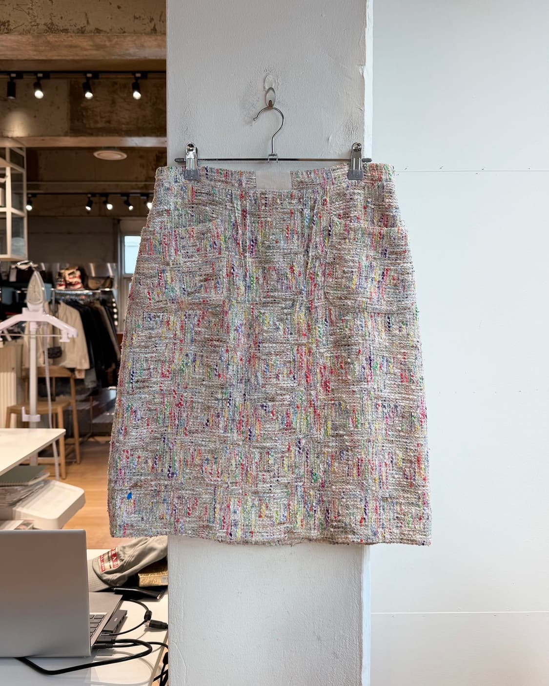 샤넬 멀티컬러 트위드 셋업  상품이미지8