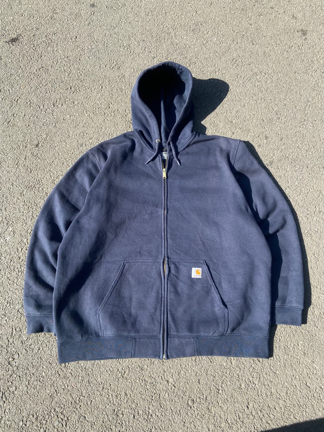 실측 3XL) 칼하트 네이비 후디집업 상품이미지1