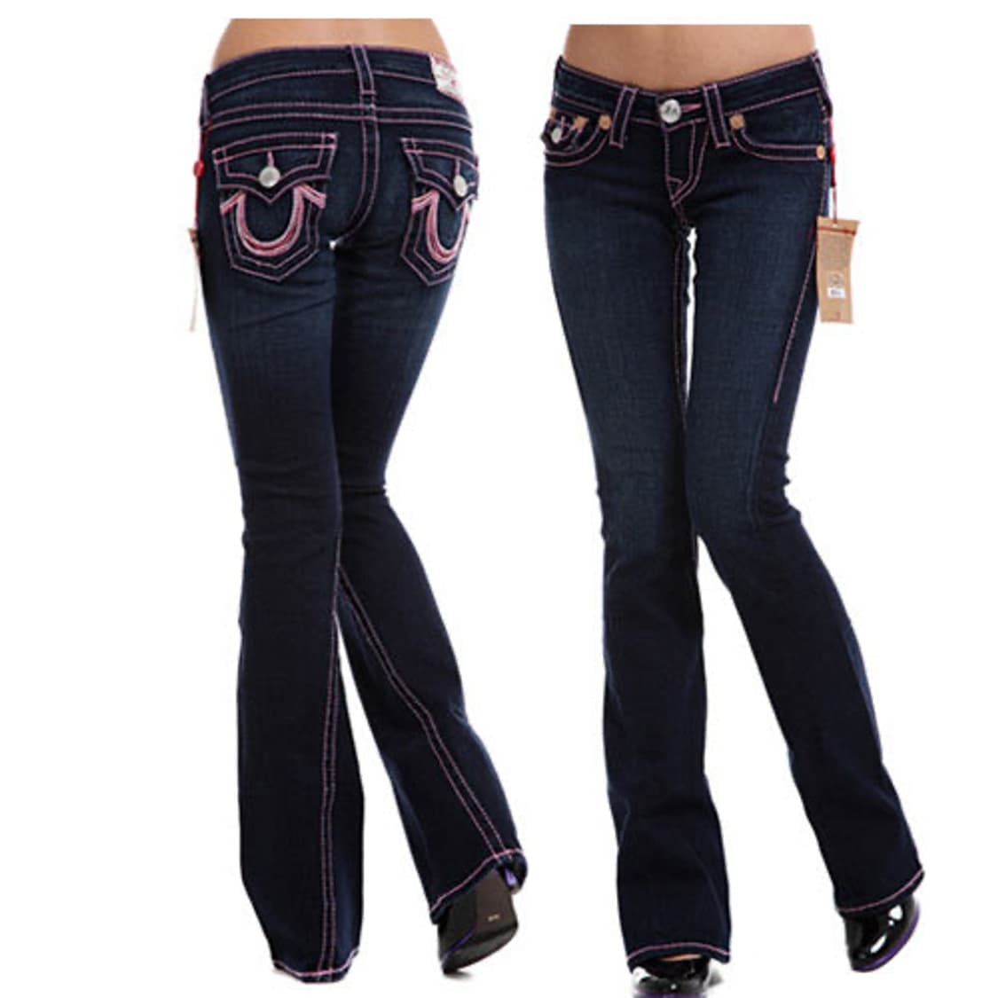 (구함글) 트루릴리젼 핑크 레인보우 조이 부츠컷 상품이미지1