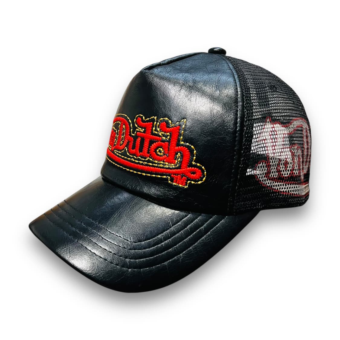 본 더치 y2k 락시크 PU 트러커 빈티지 메쉬캡 상품이미지3