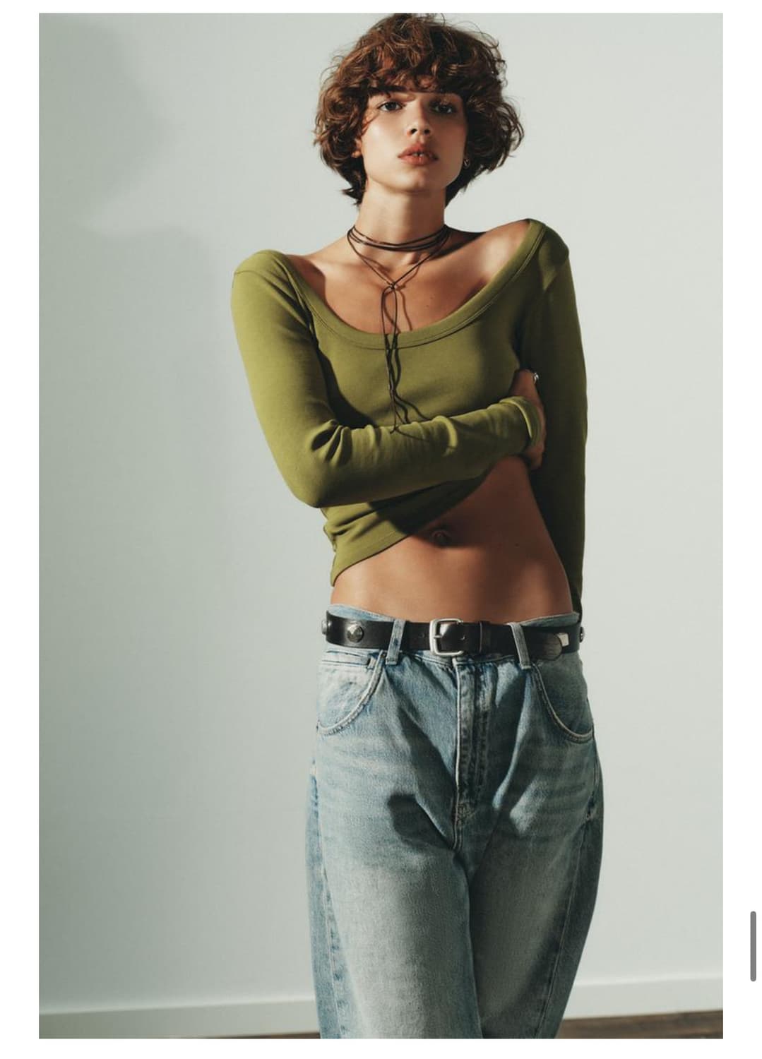 자라 올리브 롱슬리브 상품이미지4