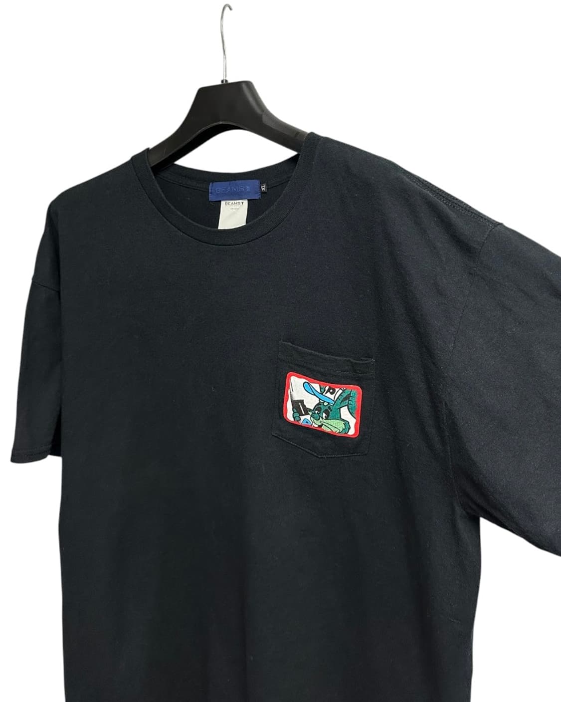 빔즈(BEAMS) X PUTS 포켓 반팔티셔츠 블랙 XL size 상품이미지2