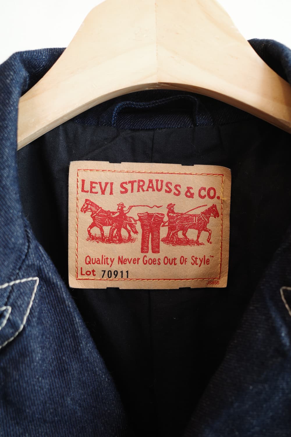 Levis 70911 타입원 데님 라이더 자켓 상품이미지2