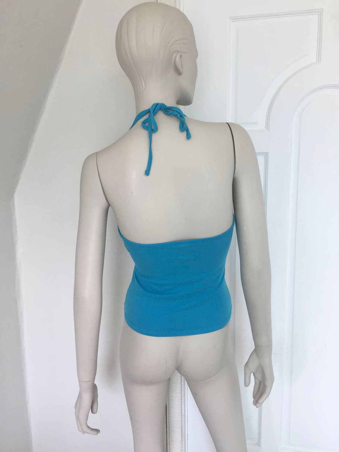 USA Made Crystal Detail Halter Top 상품이미지4