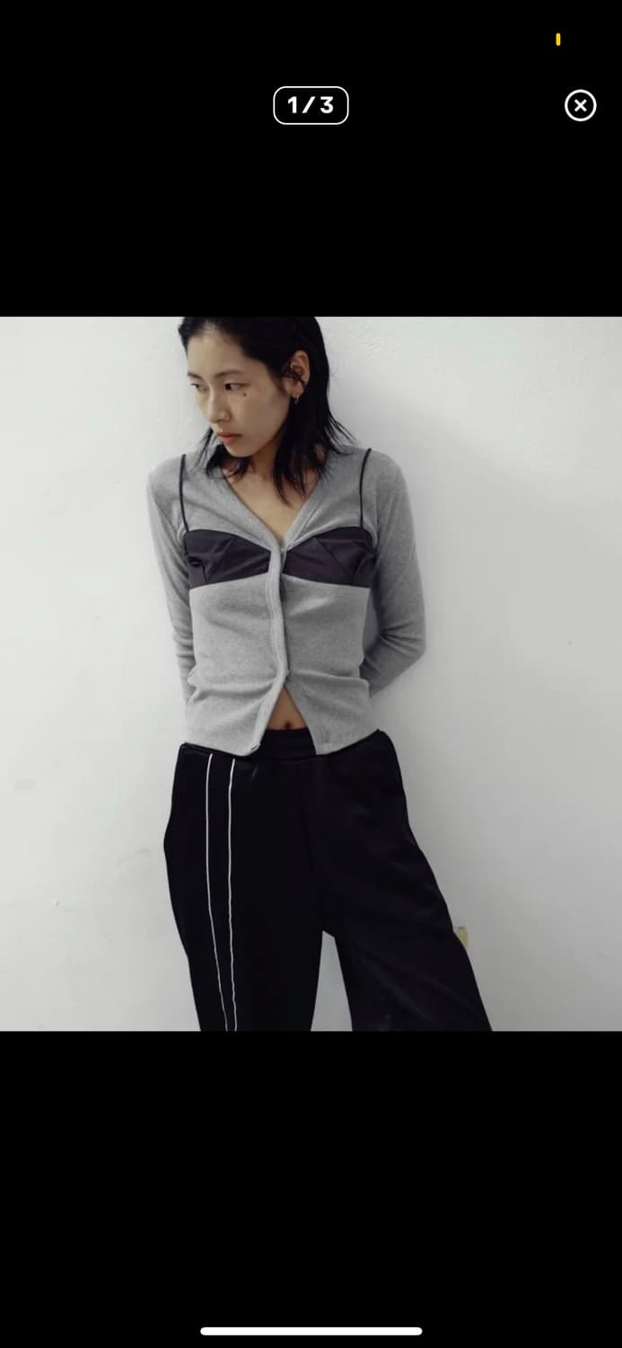 Answerisyes 뷔스티에 가디건 새상품 상품이미지1