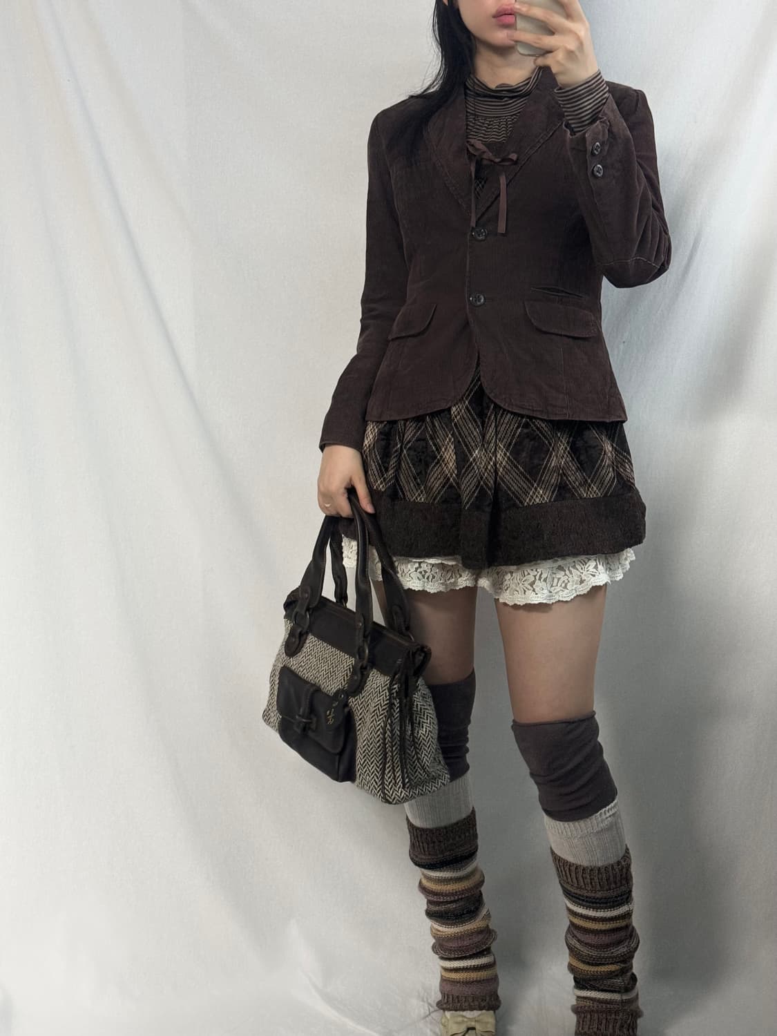 로라애슐리 코듀로이 엘보우 패치 자켓 상품이미지8