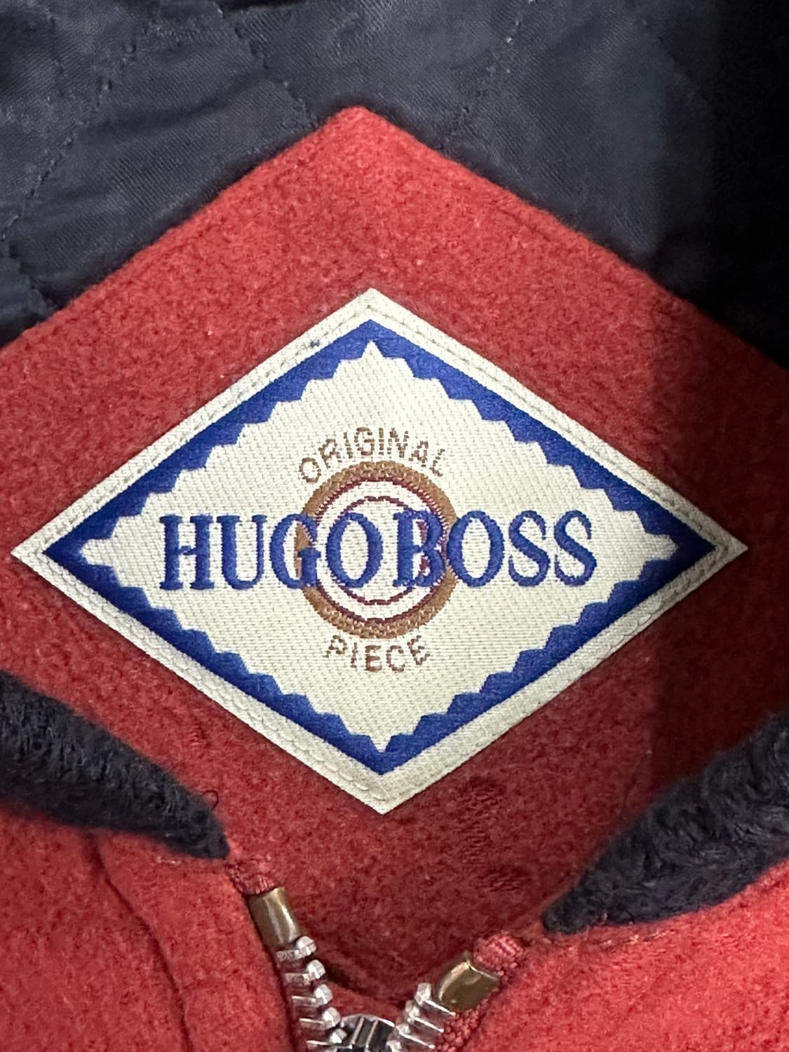 90s 휴고보스 오렌지 캐시미어 봄버 자켓 L 상품이미지7