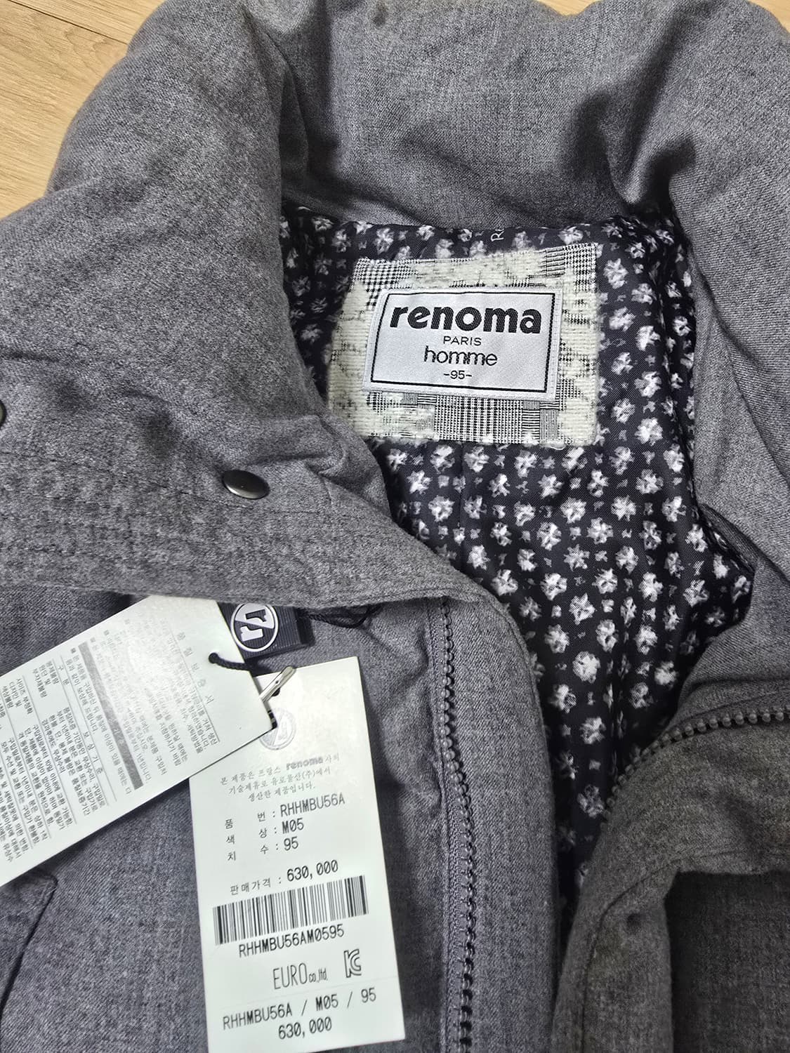 레노마옴므 캐시미어 구스다운 코트 상품이미지4