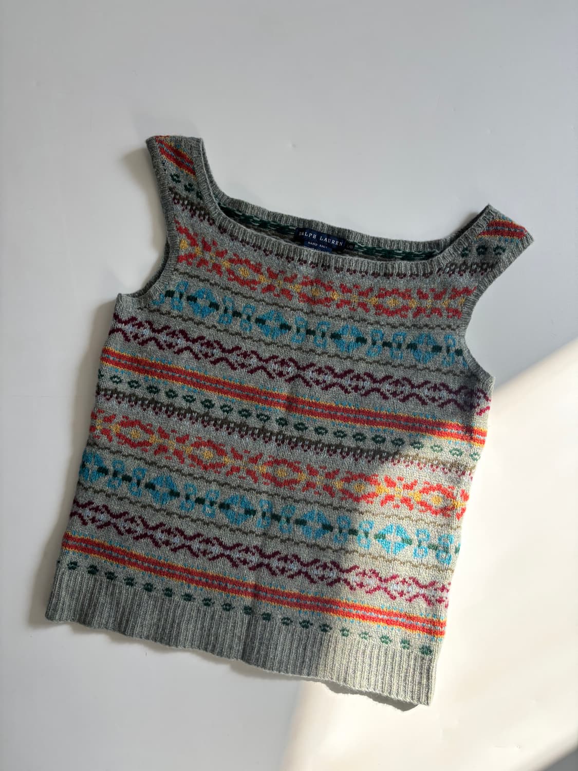 Polo 랄프로렌 울 캐시미어 페어아일 베스트  상품이미지3