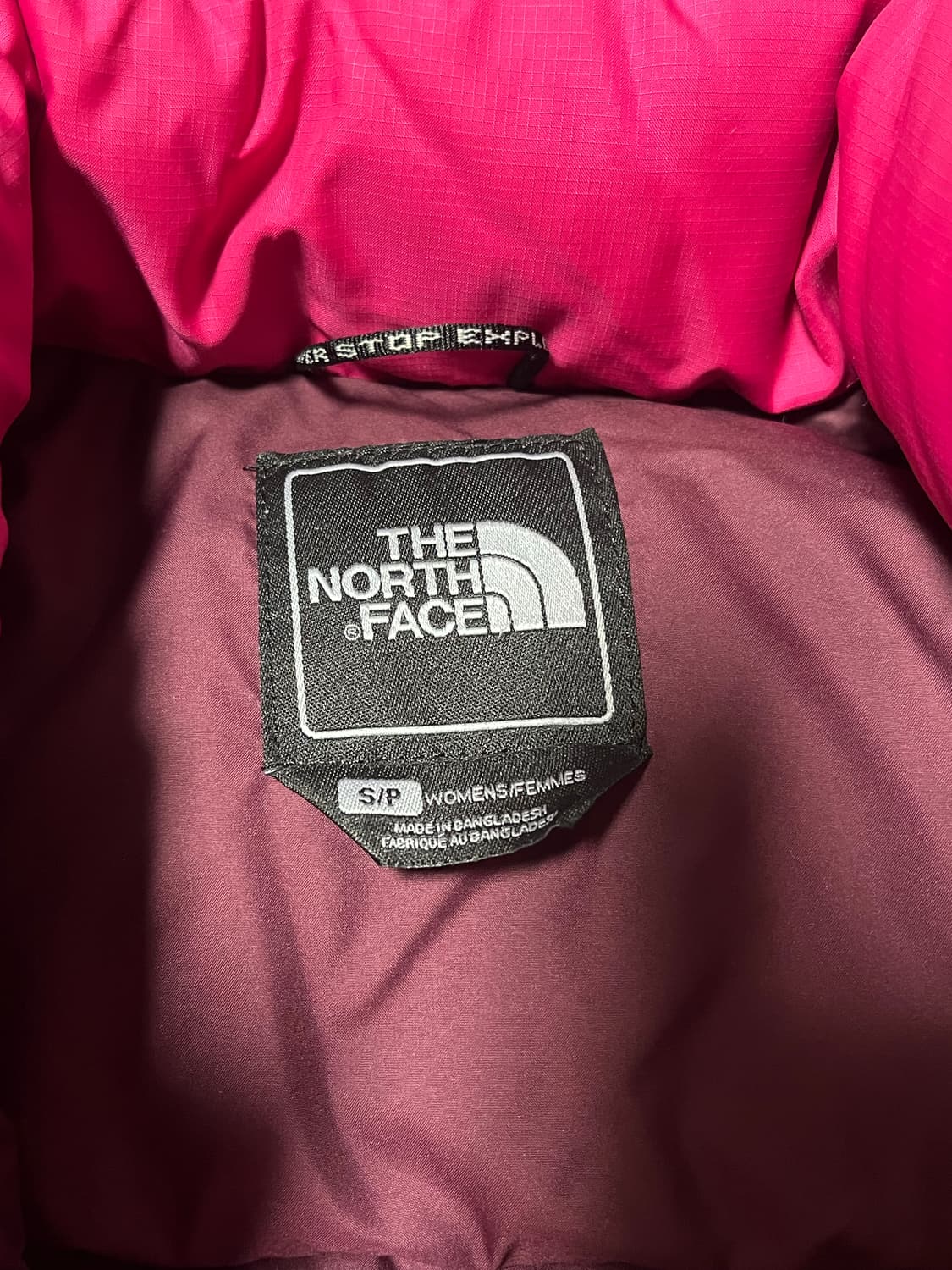 [S] 노스페이스 구스다운 패딩 700 핑크 상품이미지4