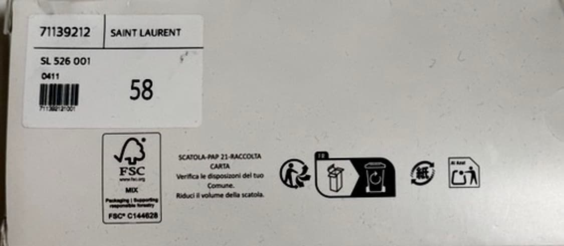 Saint Laurent SL 526 001 black sunglasse 상품이미지4