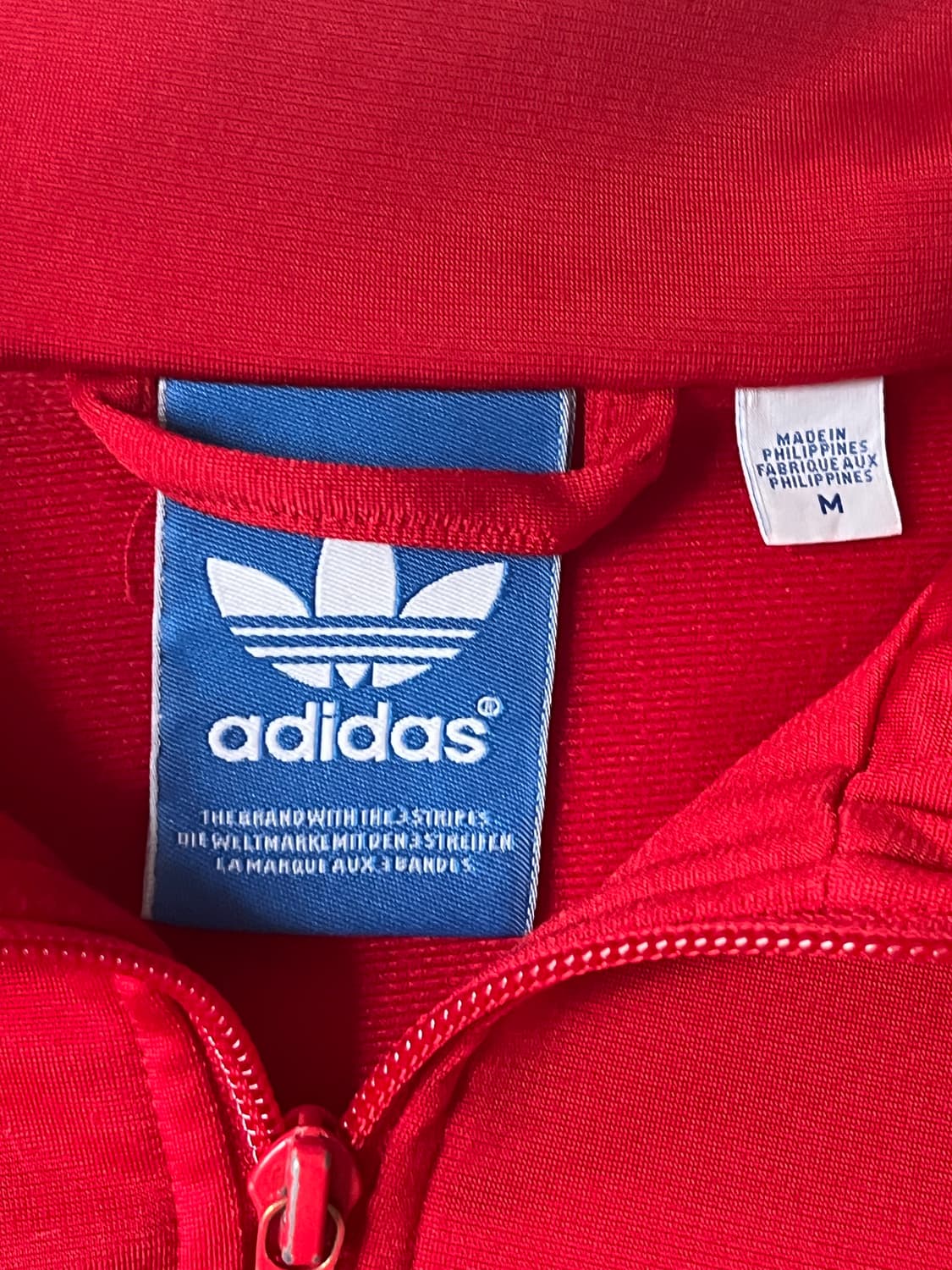 아디다스 레드 빨강 파이어버드 져지 상품이미지2