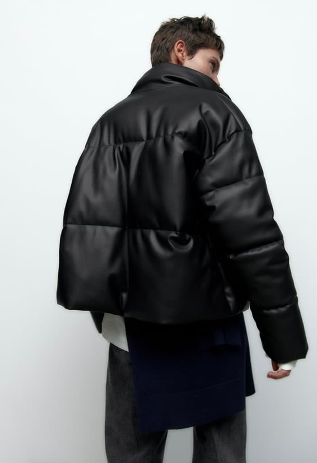 자라 페이크 레더자켓 (국내품절)  상품이미지6