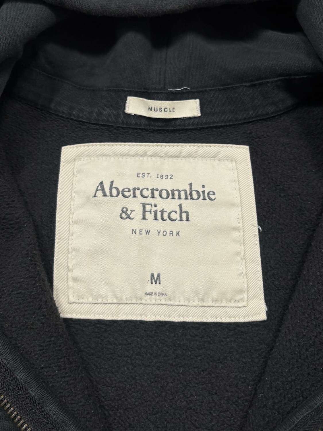 아베크롬비 블랙 후드집업 상품이미지6