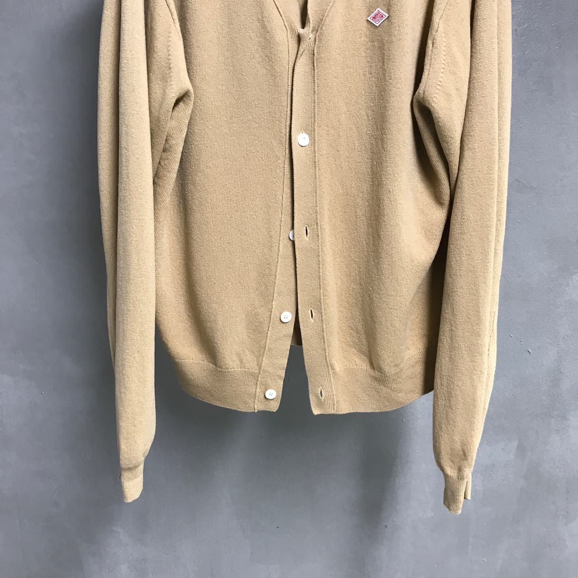 단톤 베이지 가디건 44 상품이미지3