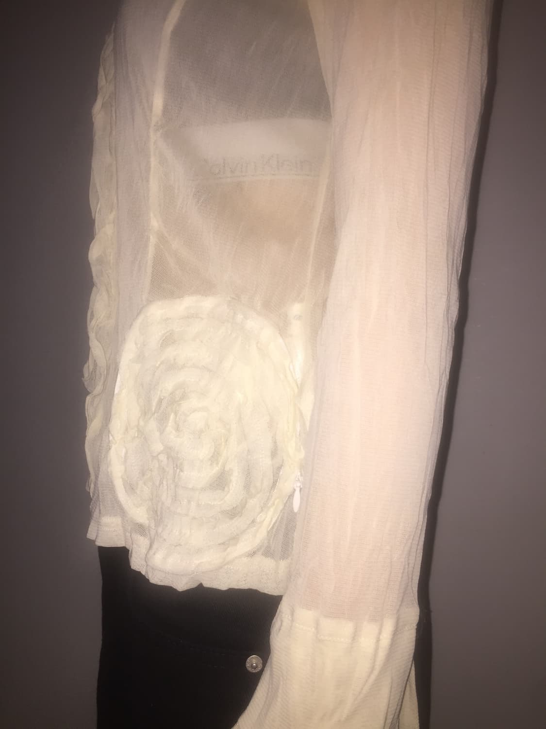 빈티지 시스루 셔츠 상품이미지1