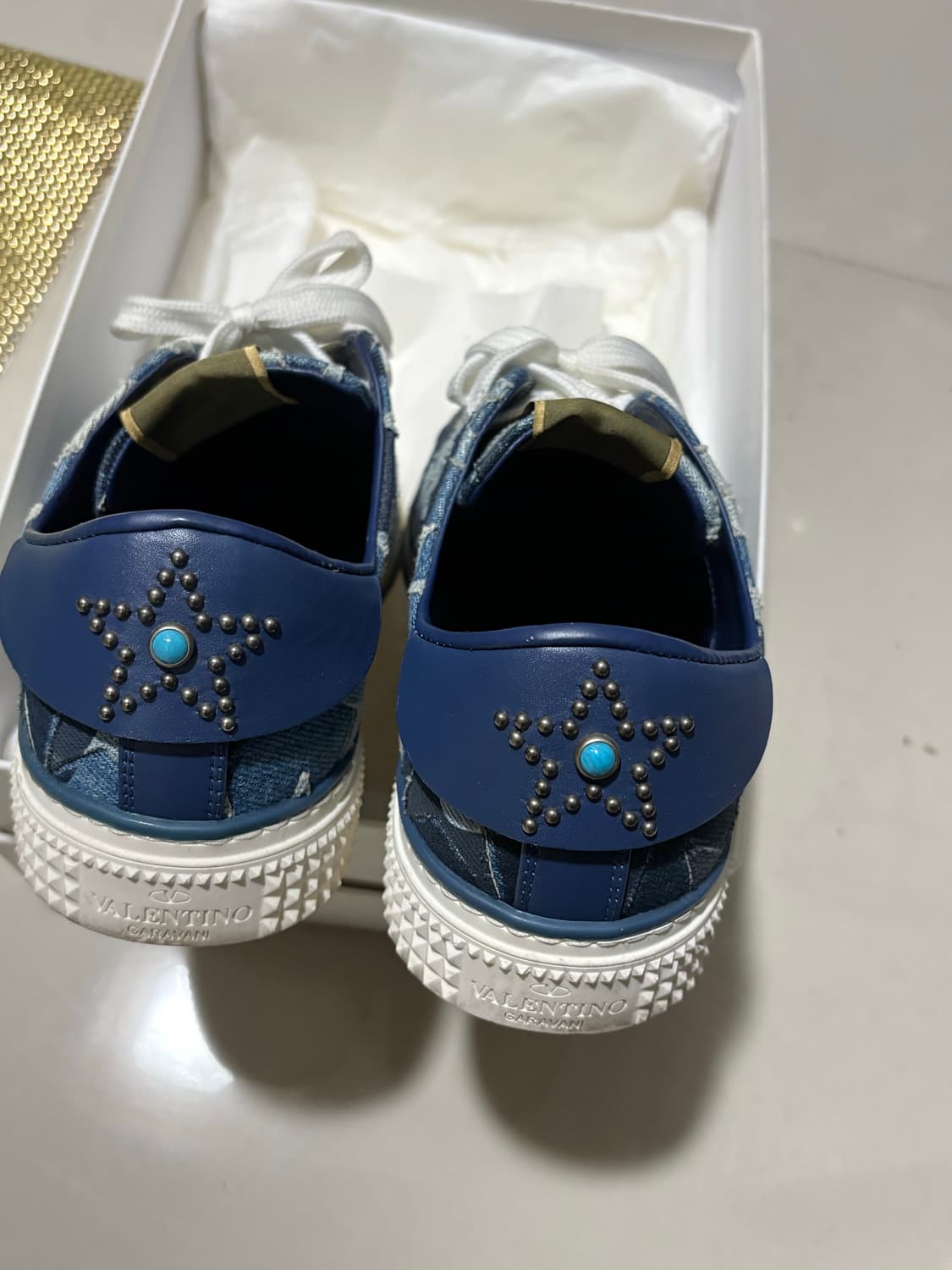 발렌티노 희귀 스타 스니커즈 230 y2k 상품이미지6