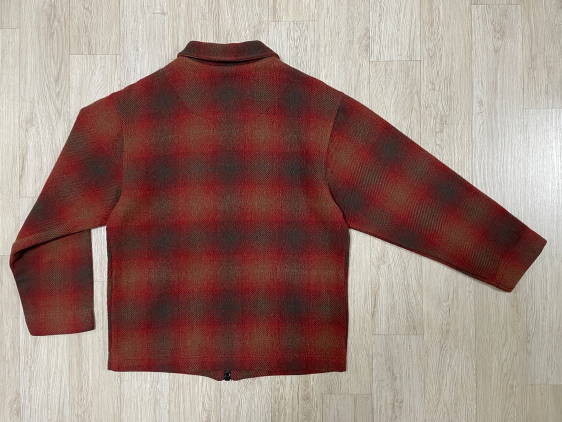 100) 70s 에디바우어 체크 울 스포츠 자켓(미제)RRL&LVC&폴로 상품이미지2