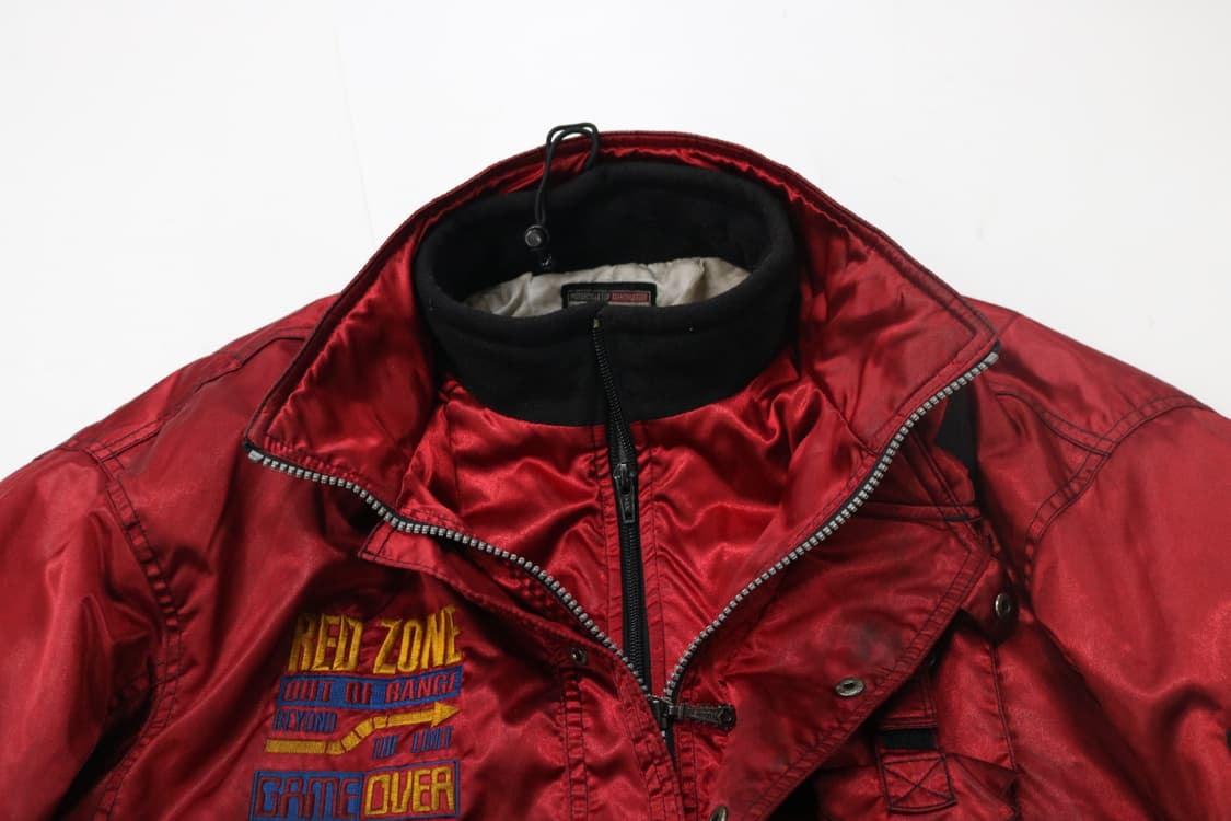 NANKAI 난카이 빈티지 레드존 모터사이클 패딩 자켓 상품이미지5