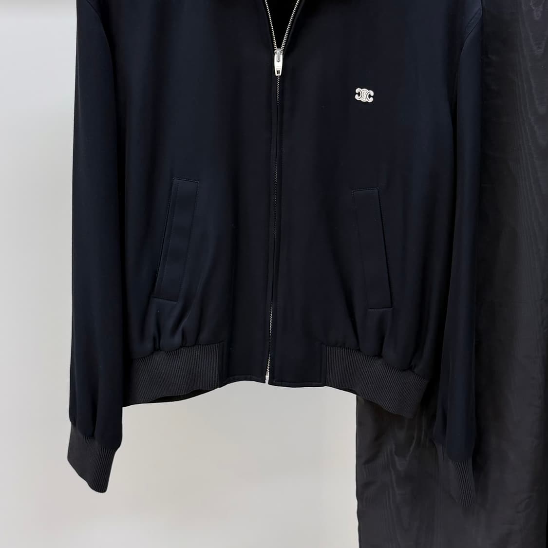 [S+급/48] 셀린느 트리옹프 비스코스 트윌 블루종 자켓 상품이미지3