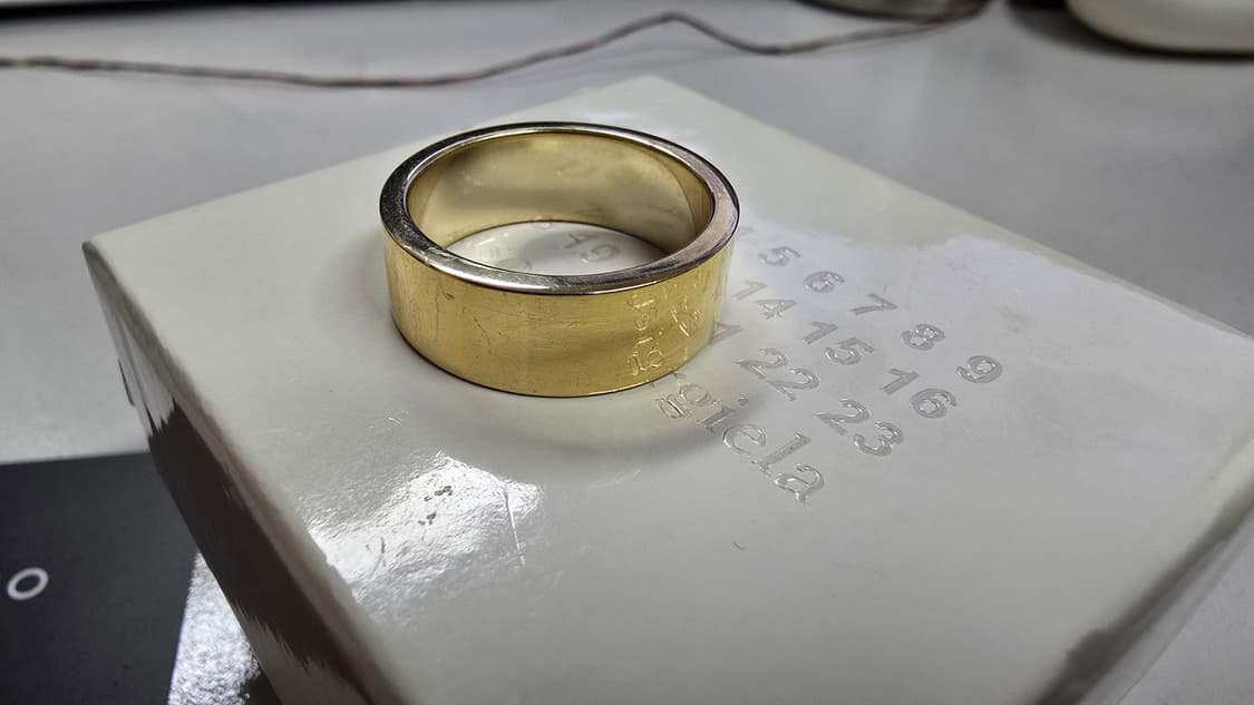 메종 마르지엘라 인그레이빙 반지22호 상품이미지4