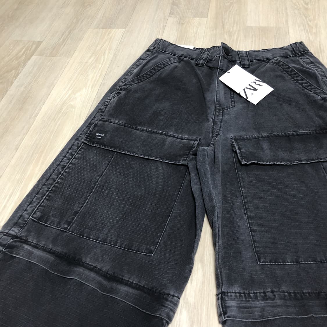 (31) 새상품 자라 ZARA DNWR 피그먼트 디태쳐블 파라슈트 팬츠  상품이미지2