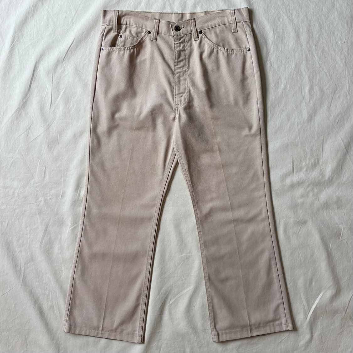 [34] 80s USA Levis 516 다크 브라운 탭 세미 부츠컷 상품이미지1