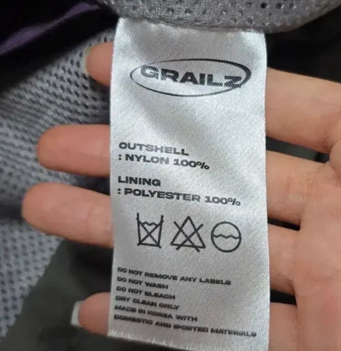 그레일즈 콘트라스트 쉘파카 퍼플 XL (2사이즈) 상품이미지4