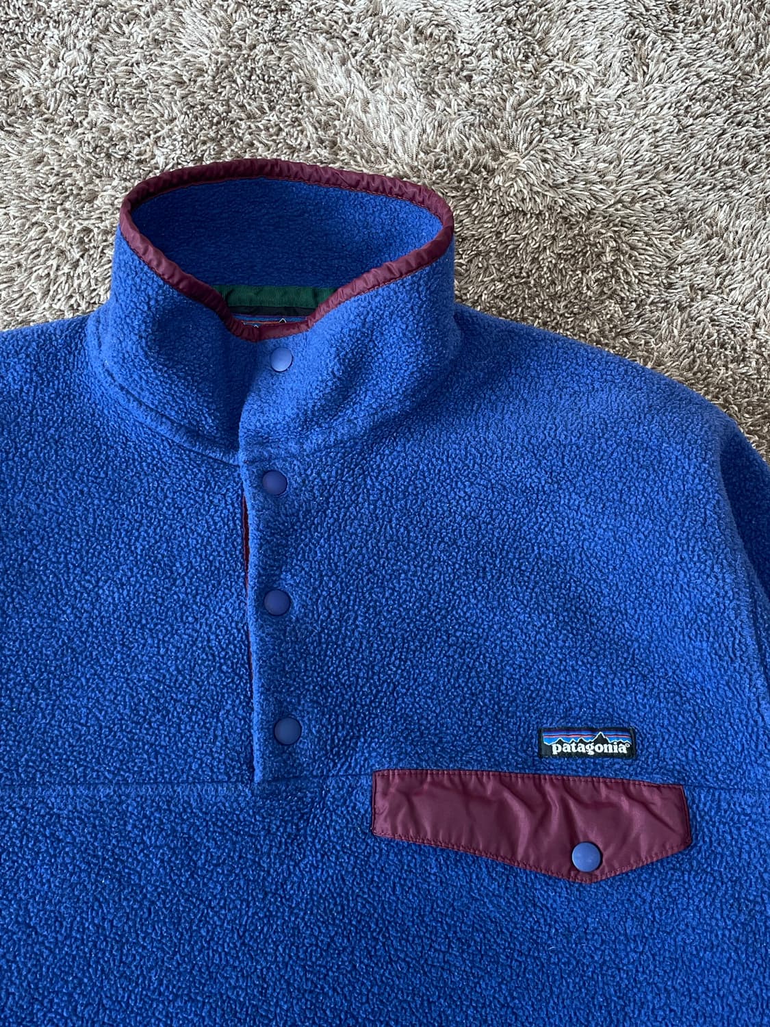 90s Patagonia synchilla 빈티지 신칠라 네이비 상품이미지2