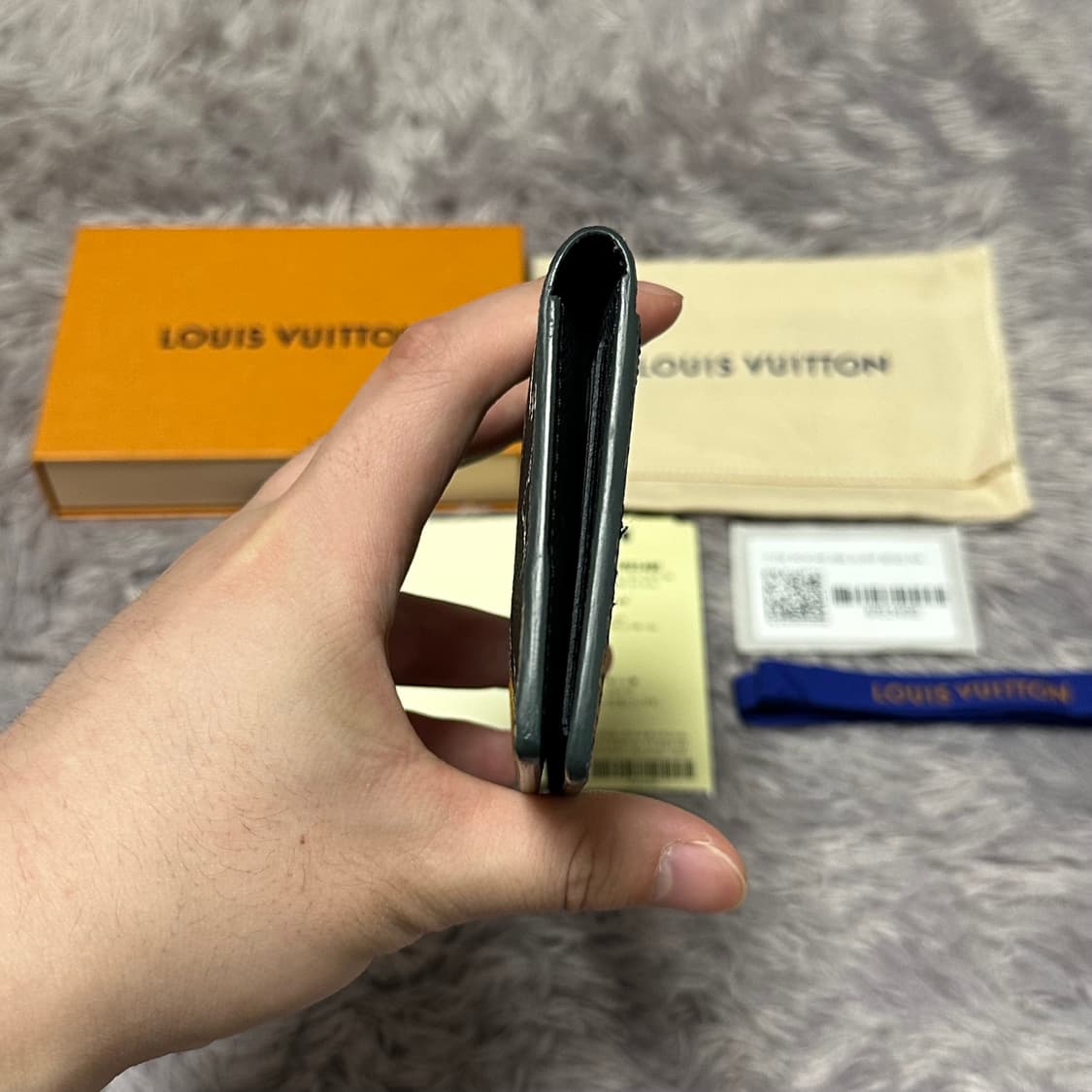 [풀구성] 루이비통 이클립스 서핑 오거나이저 카드지갑 네이비 상품이미지4