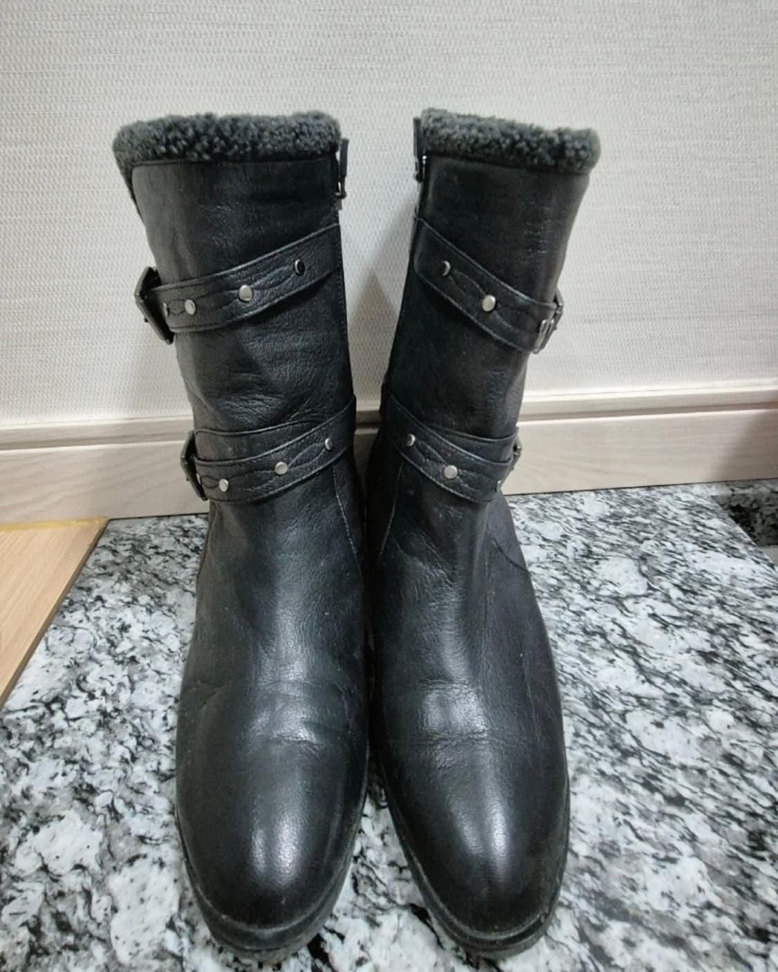 금강제화 biosof 바이오소프 블랙 버클 부츠 250 상품이미지3