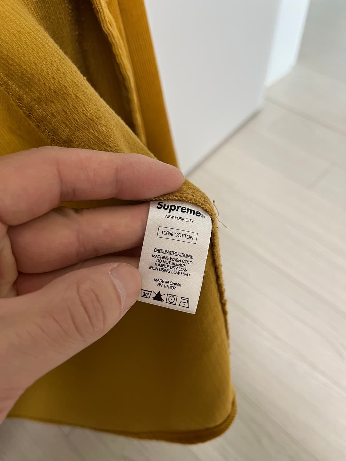 슈프림 코듀로이 셔츠 M 상품이미지4