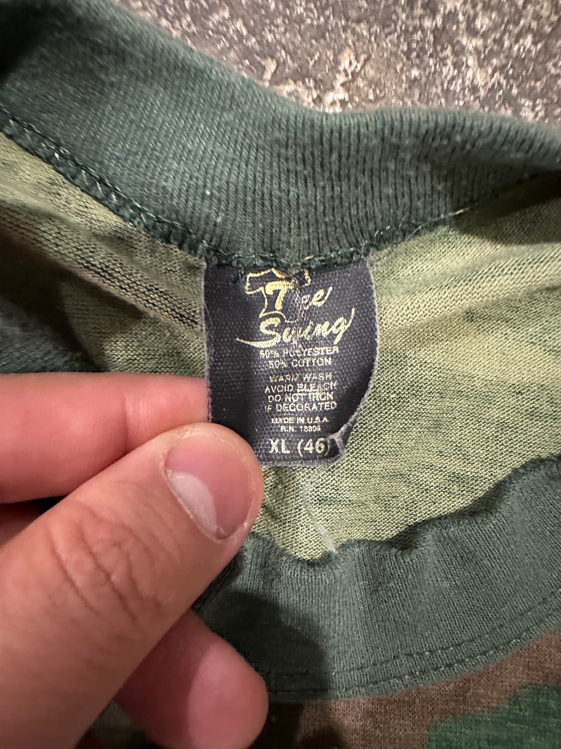 빈티지 90s 우드랜드 카모 롱 슬리브  상품이미지3