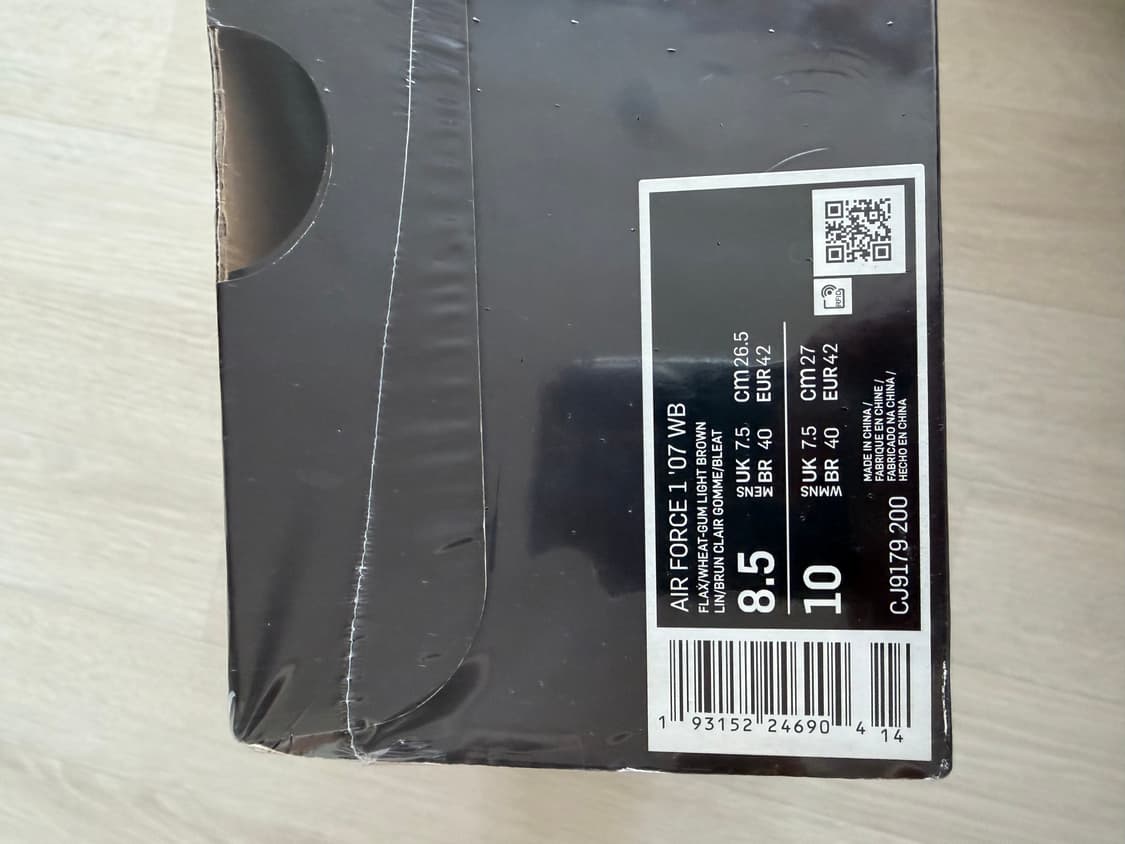 나이키 에어포스1 07 wb 플랙스 265 새상품  상품이미지2