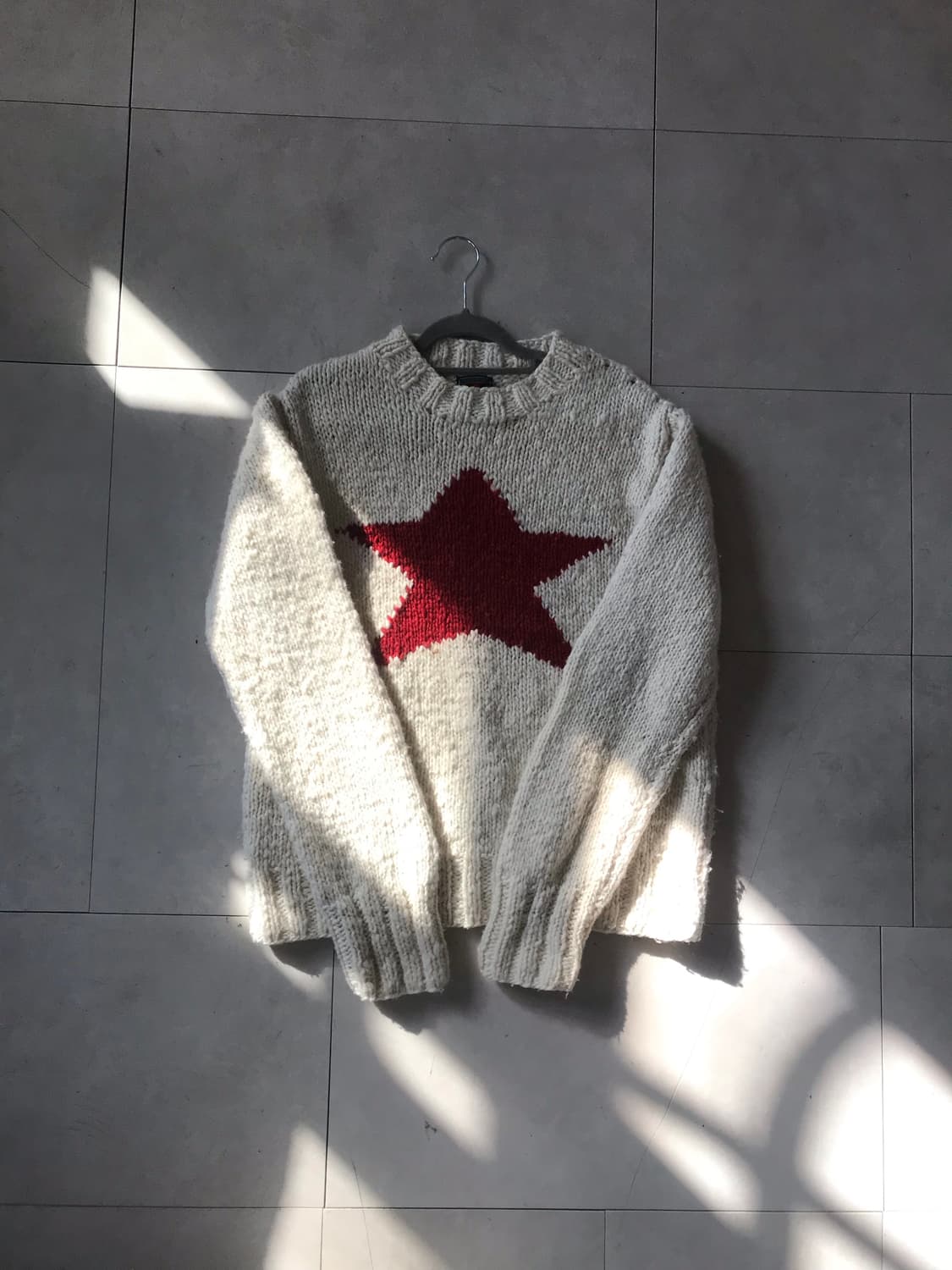 빈티지 스타 부클 니트 상품이미지6