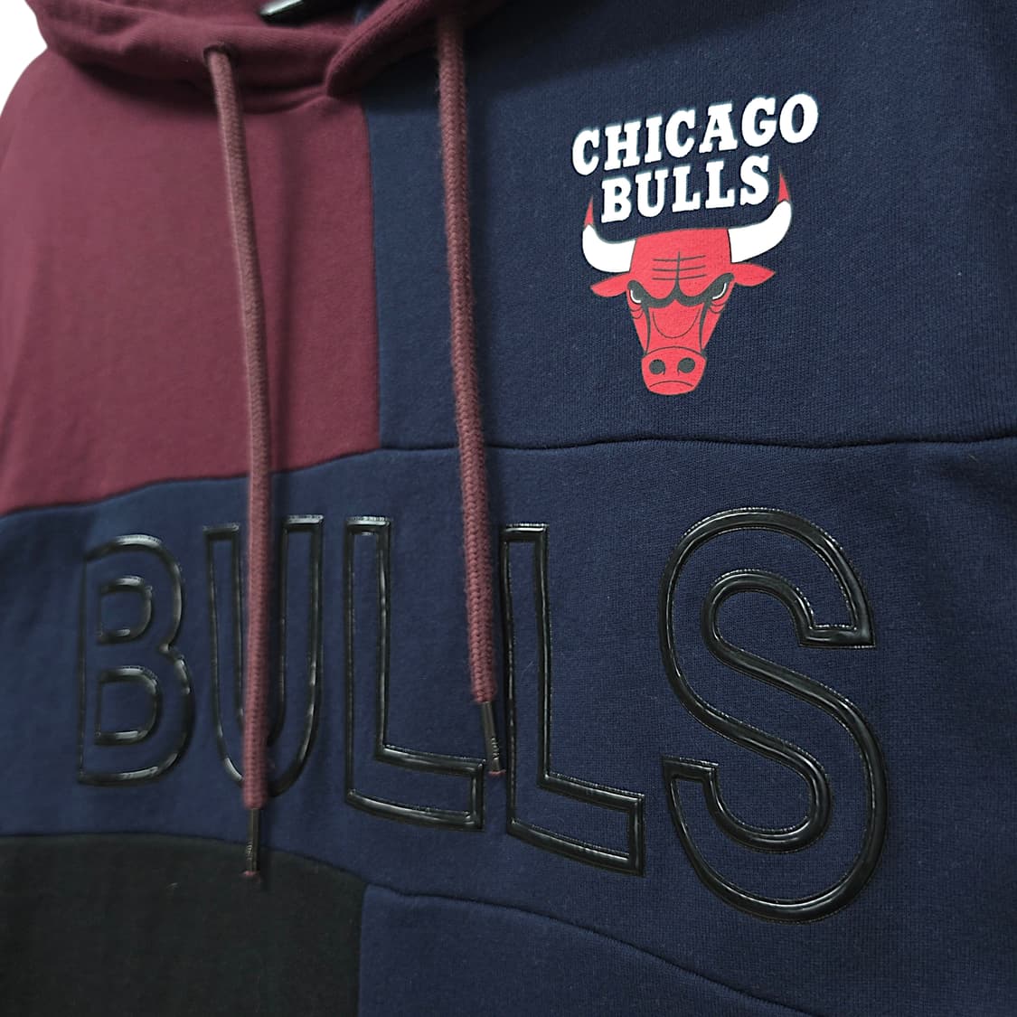 [L] NBA 컬러블록 시카고불스 후드티셔츠 상품이미지4
