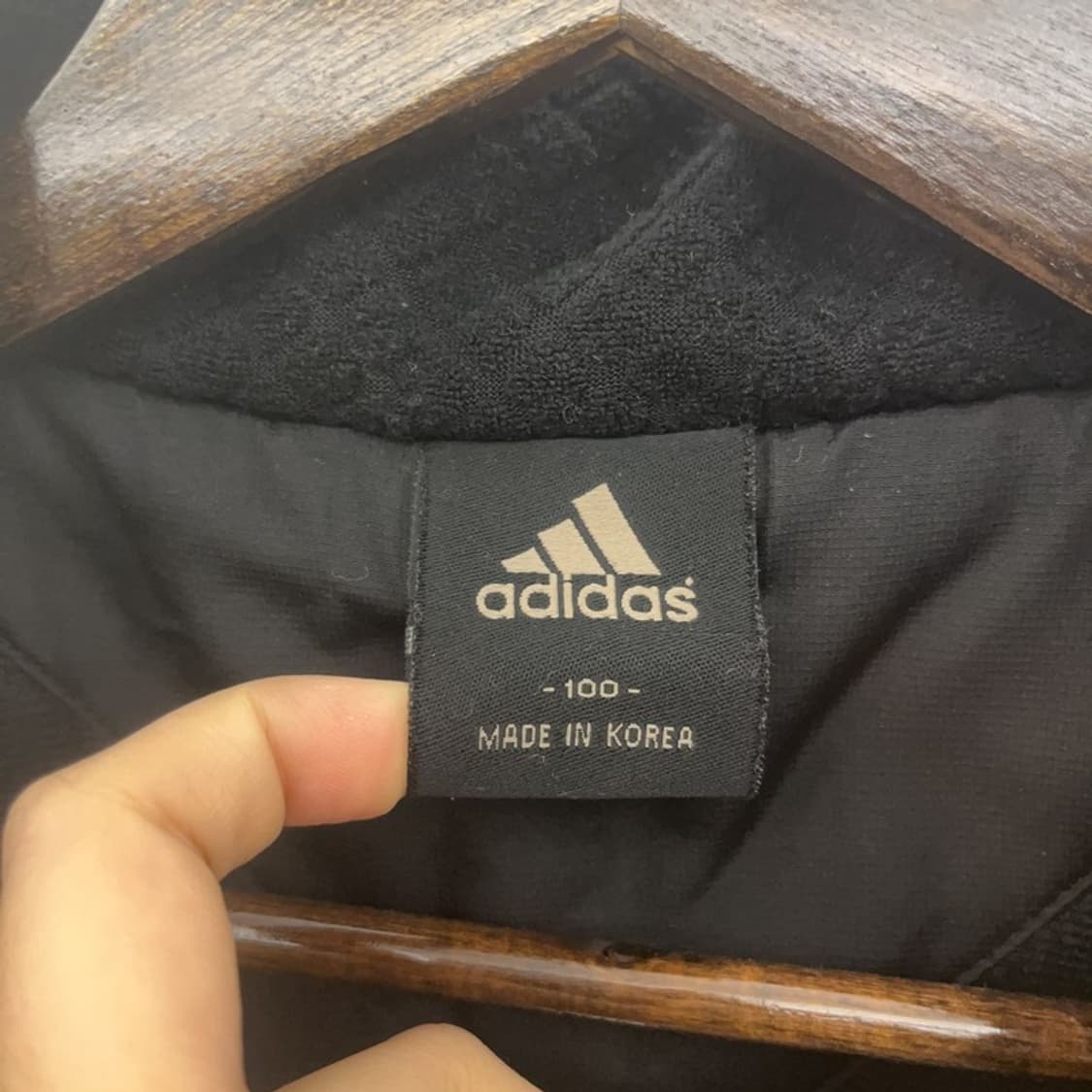 아디다스 레트로 멀티컬러 삼선 바람막이 패딩자켓 100 C08690 상품이미지5