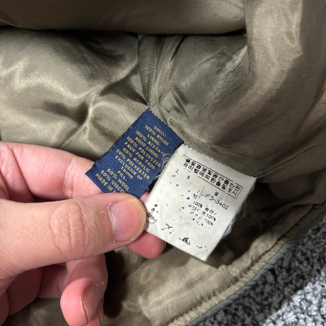 폴로 진스 컴퍼니 N3B 파카 (M) 상품이미지8