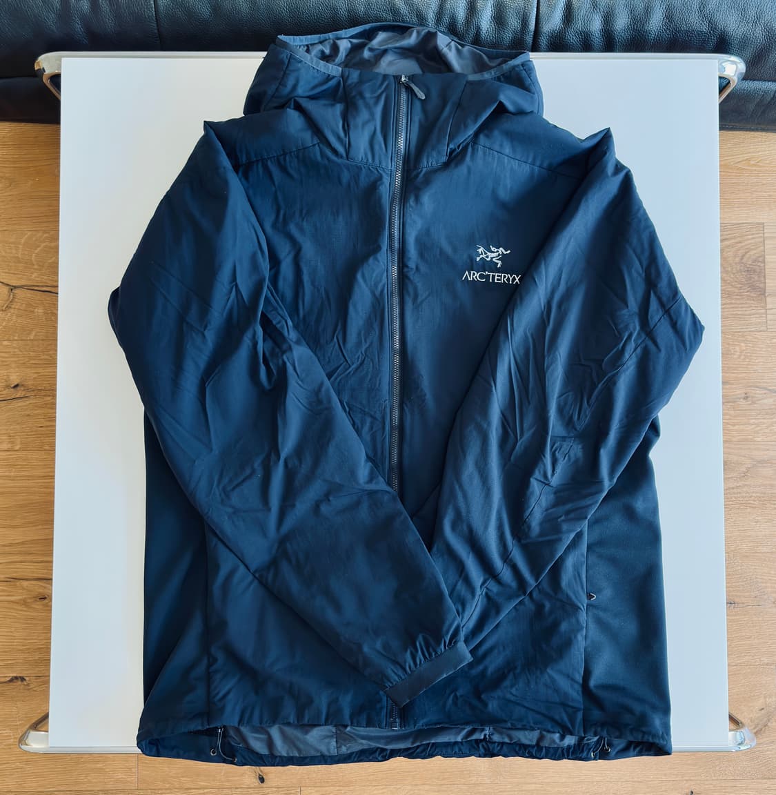 아크테릭스 아톰 LT 후디 블랙 사파이어 XL 신품급 네이비 상품이미지2