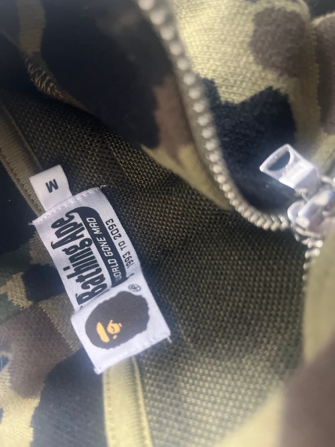 베이프 자카드 후드집업 단순개봉 상품이미지9