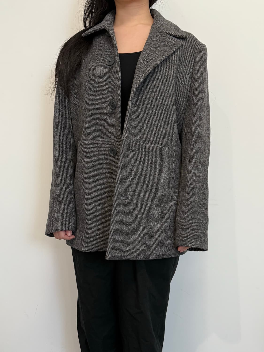 HALOMINIUM 헤링본 자켓 상품이미지4