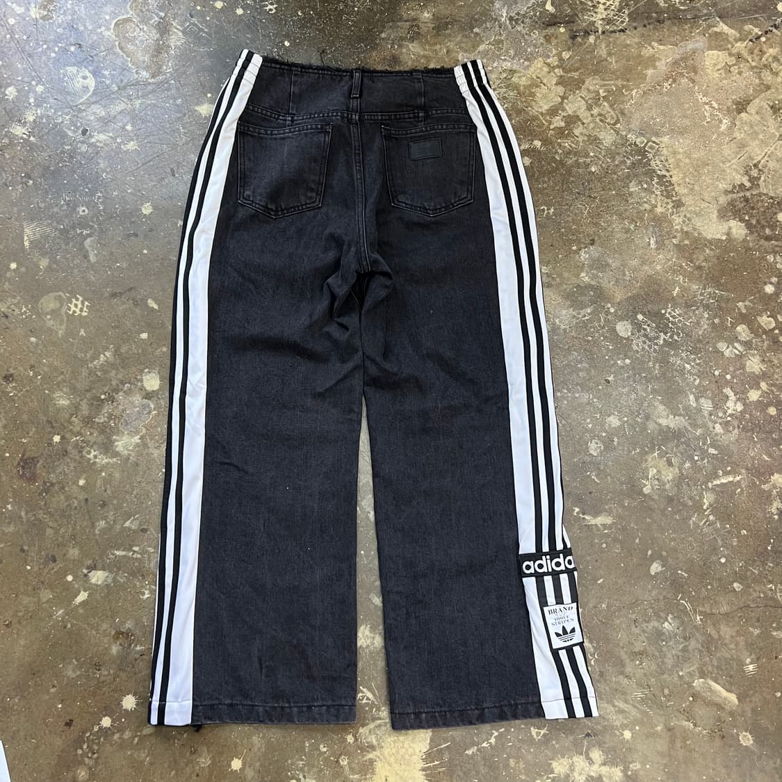 28) 아디다스 아디브레이크팬츠  커스텀 와이드 청바지 데님팬츠 상품이미지6