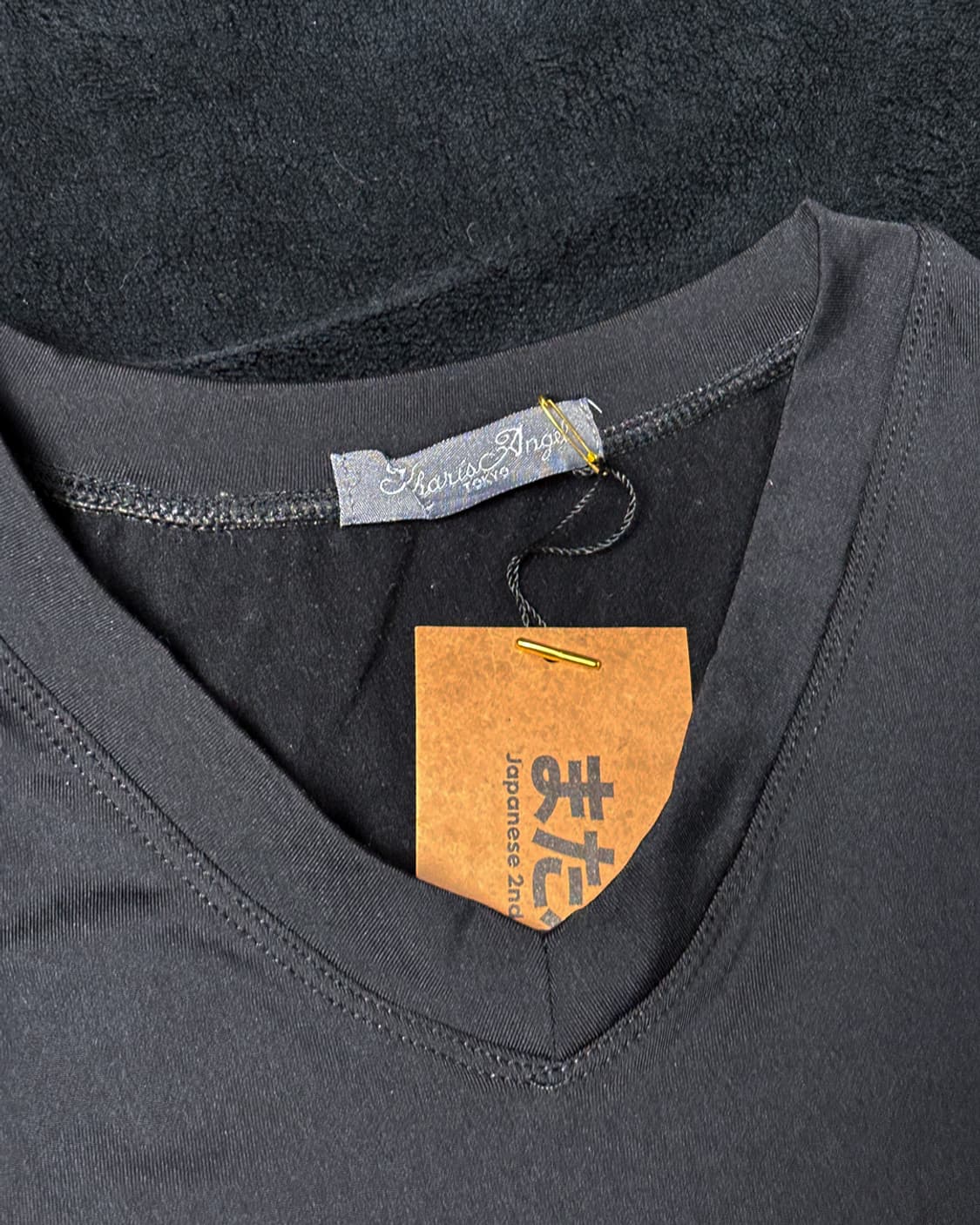 일본빈티지 KHARIS ANGEL 브이넥 롱슬리브 상품이미지3