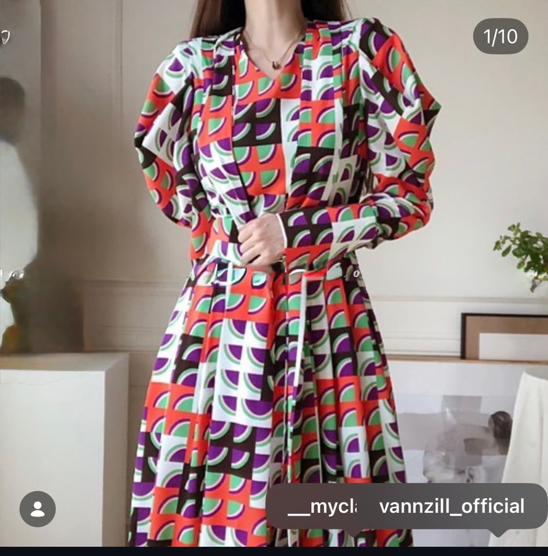 DINT 딘트 반앤질 플리츠 원피스 상품이미지10