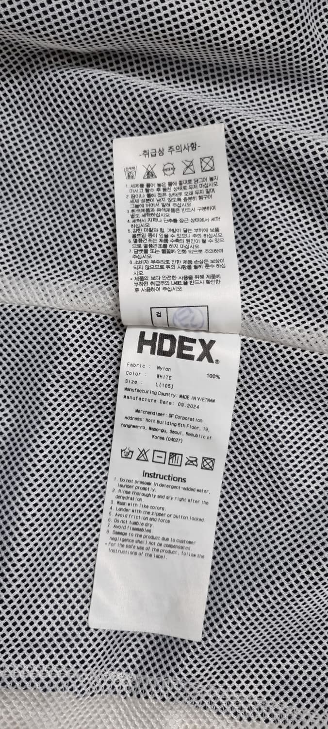 HDEX 에이치덱스 시그니처 칼라블럭 바람막이 L _ 남성 상품이미지10