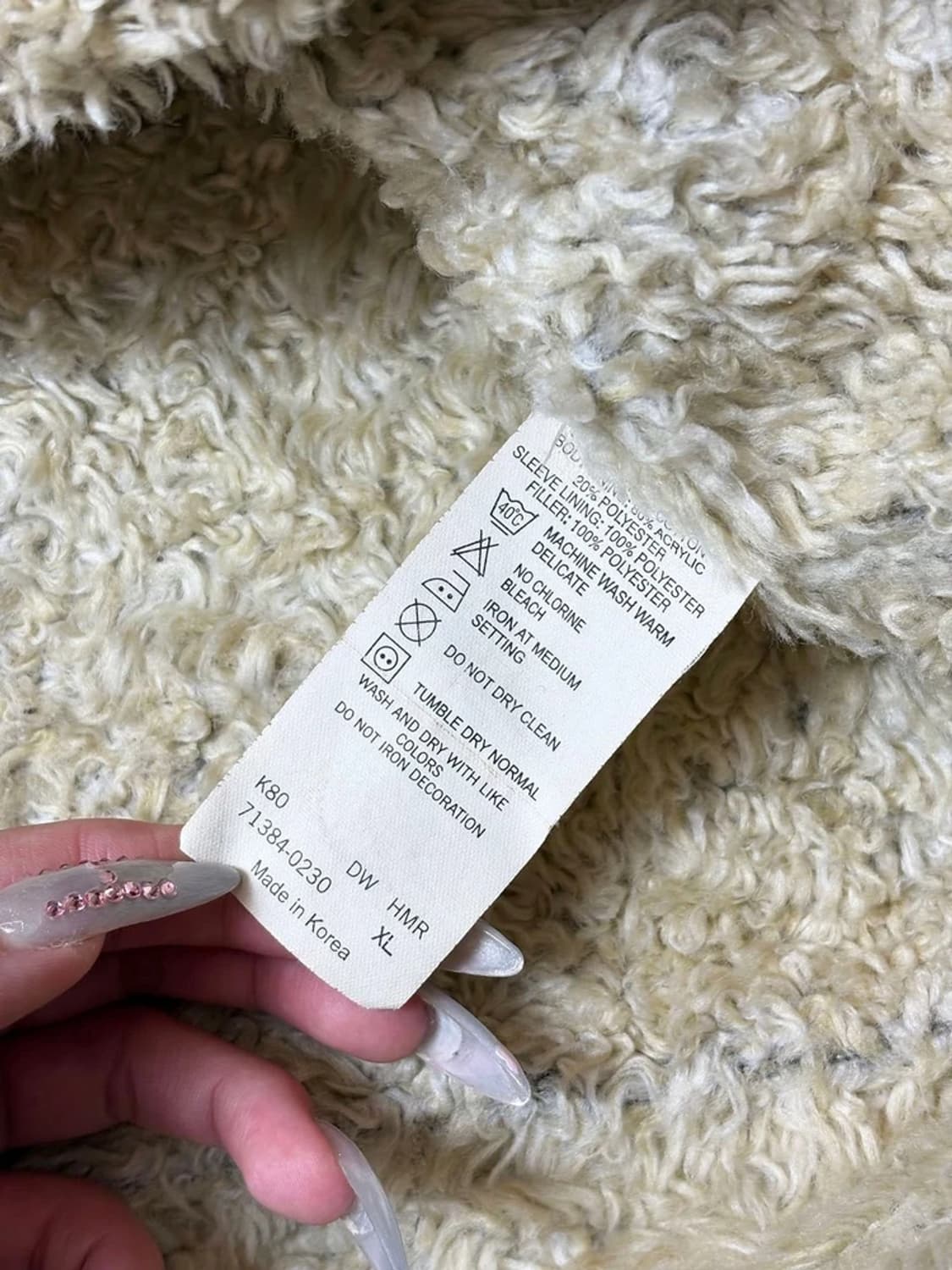 리바이스 00's 양털 워시드 데님 트러커 자켓 PN6557 상품이미지9