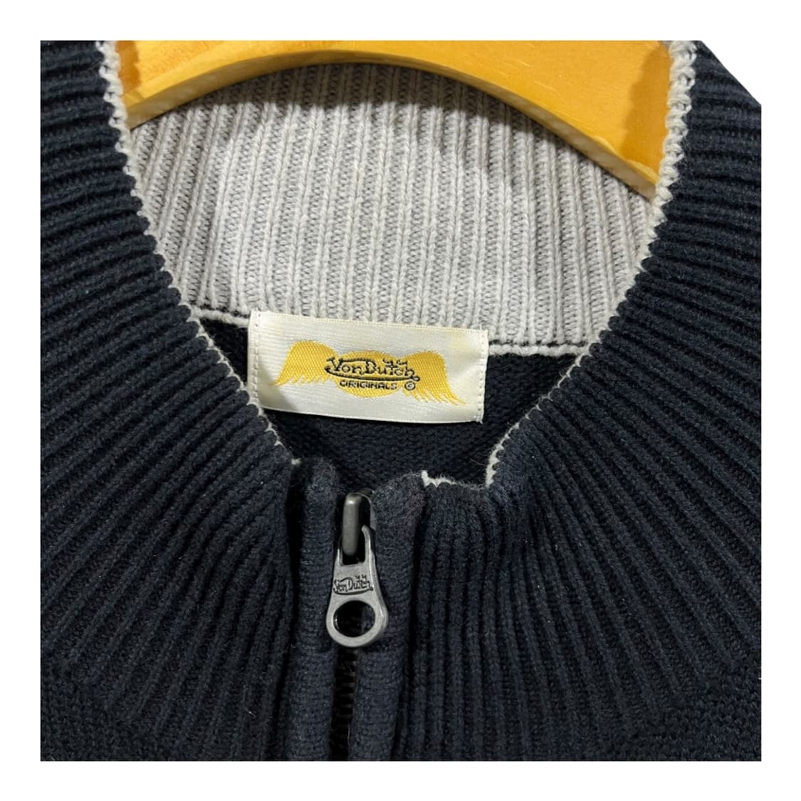 [Von Dutch] 본더치 로고 자수패치 코튼 집업 가디건 상품이미지5