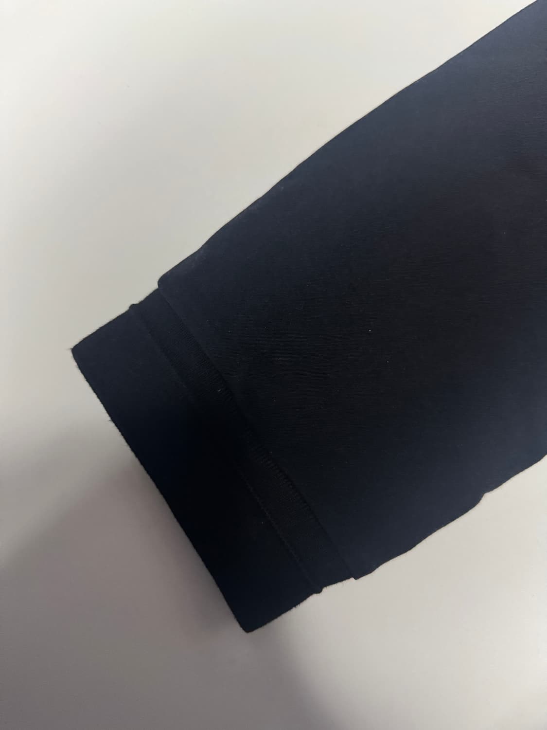 여성 한섬 마인 옆 지퍼 이태리 나일론 밴딩 면바지 블랙 상품이미지6