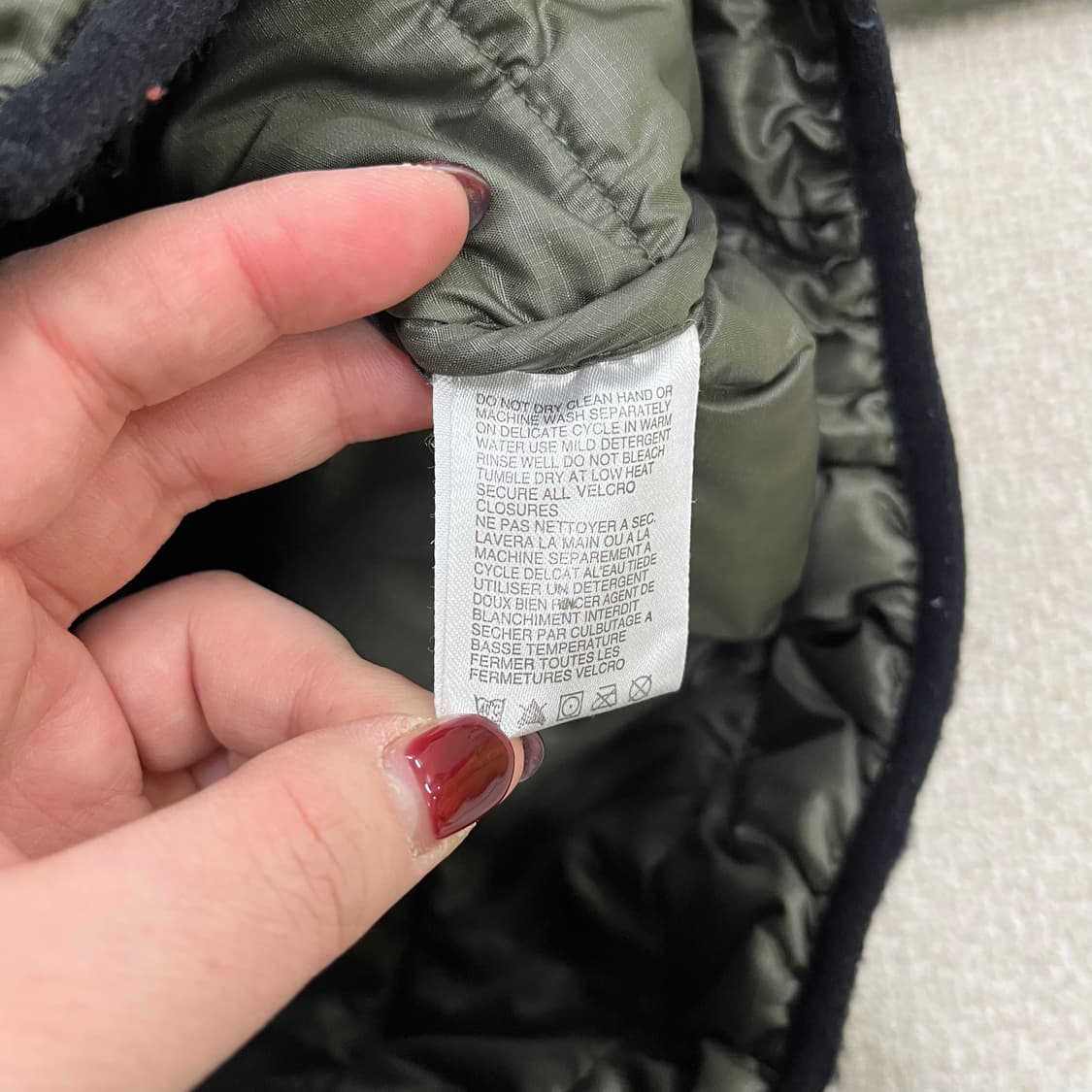 [L] 시조새 카키 경량 패딩 점퍼 자켓 0119M1 상품이미지4